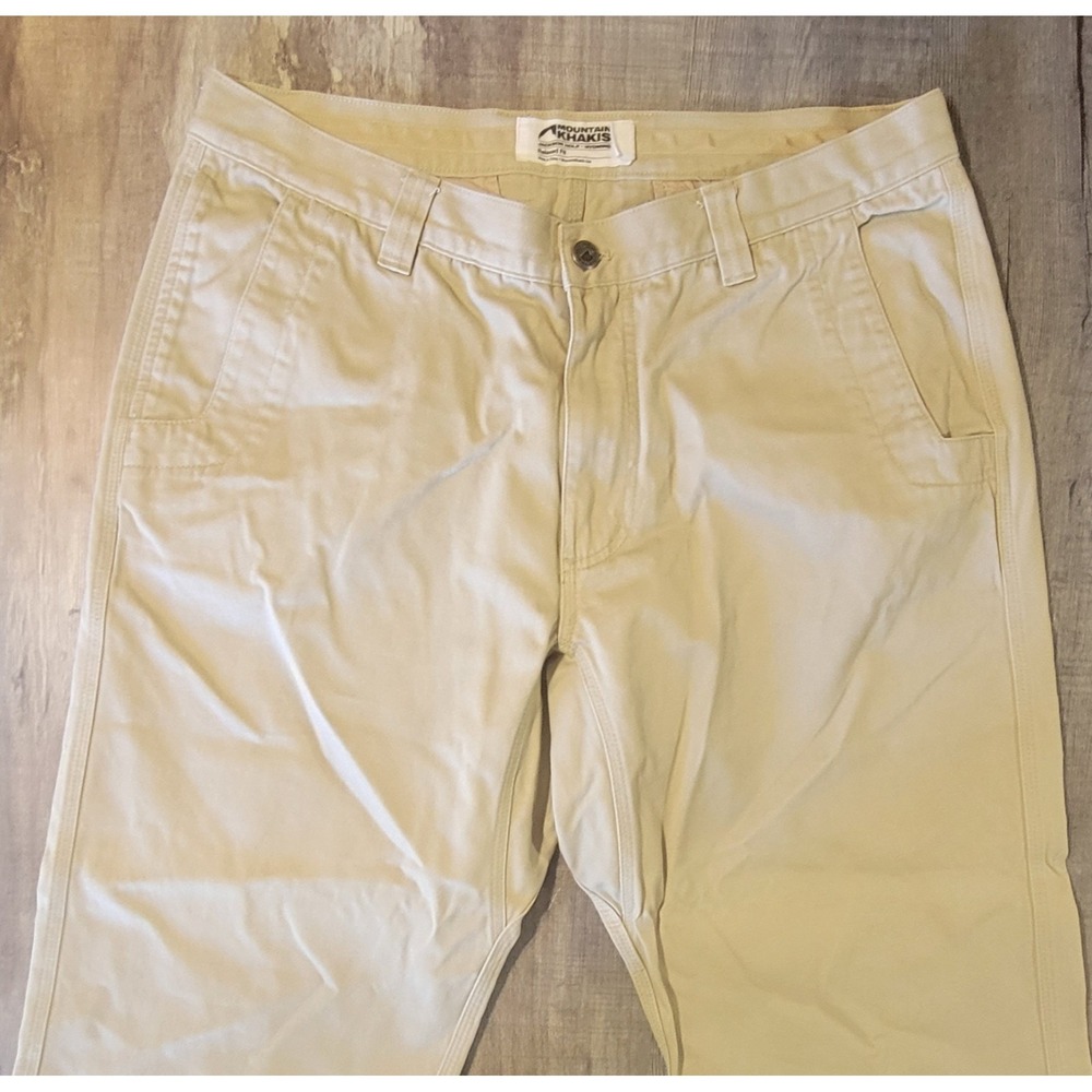 Mountain Khakis Straight Leg Men 36x30 Relaxed Fit Beige Original Mountain Pant‎